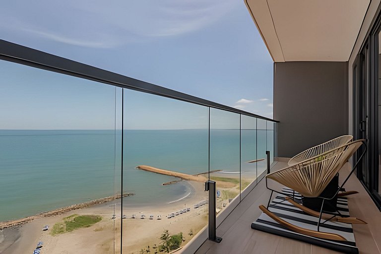 Oceanview 20th Fl/Rooftop Pool/Gym/Historic Center