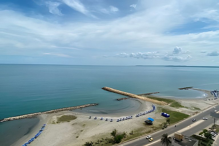 Oceanview 20th Fl/Rooftop Pool/Gym/Historic Center