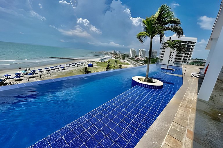 Piso 24 vista al mar 2BR