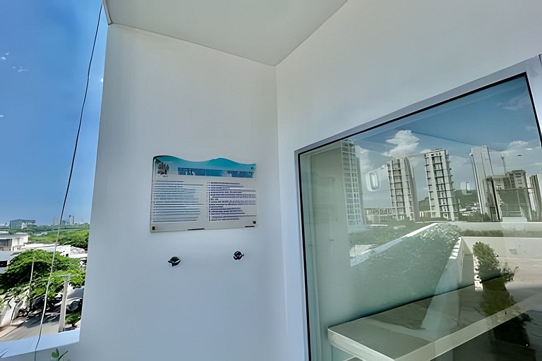 Piso 24 vista al mar 2BR