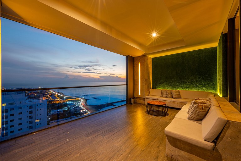 Oceanview 20th Fl/Rooftop Pool/Gym/Historic Center