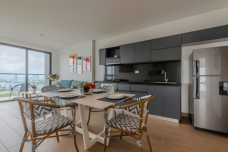 Modern 2BR Brand New/ Panoramic and Infinite Pool
