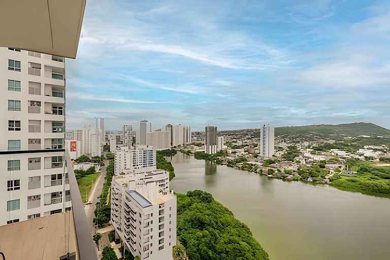 Modern 2BR Brand New/ Panoramic and Infinite Pool