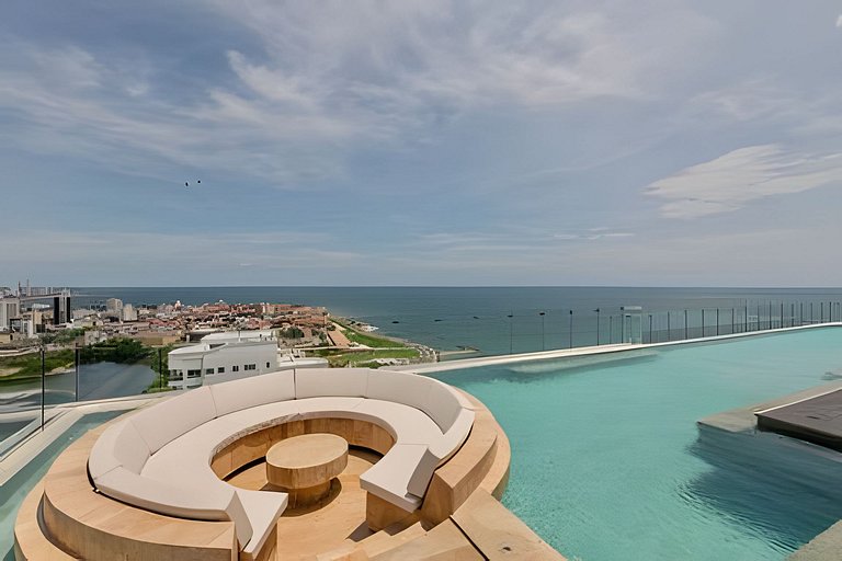 Modern 2BR Brand New/ Panoramic and Infinite Pool