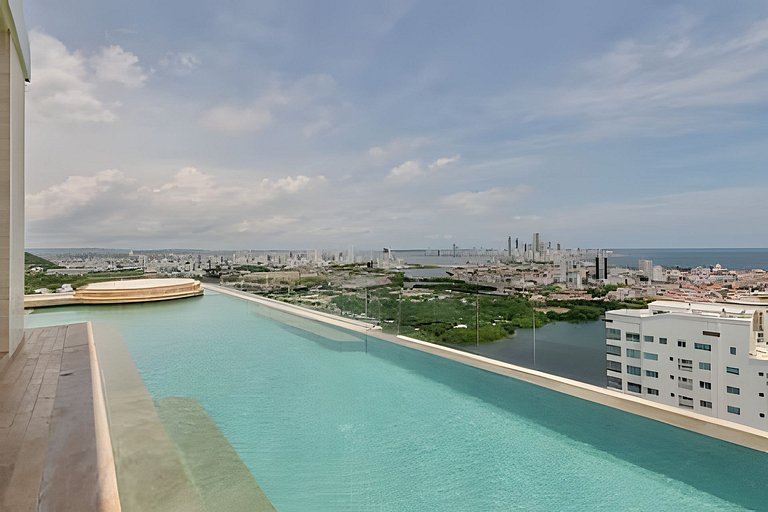 Modern 2BR Brand New/ Panoramic and Infinite Pool