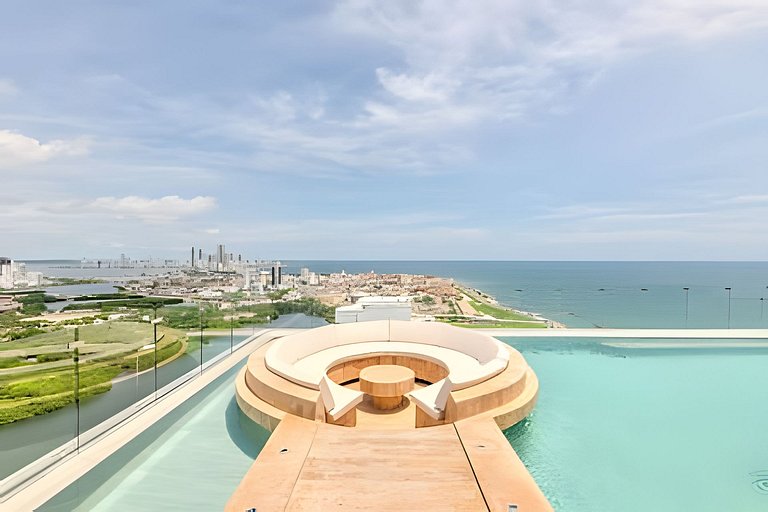 Modern 2BR Brand New/ Panoramic and Infinite Pool