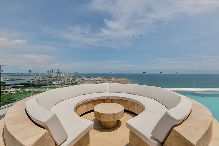 Modern 2BR Brand New/ Panoramic and Infinite Pool