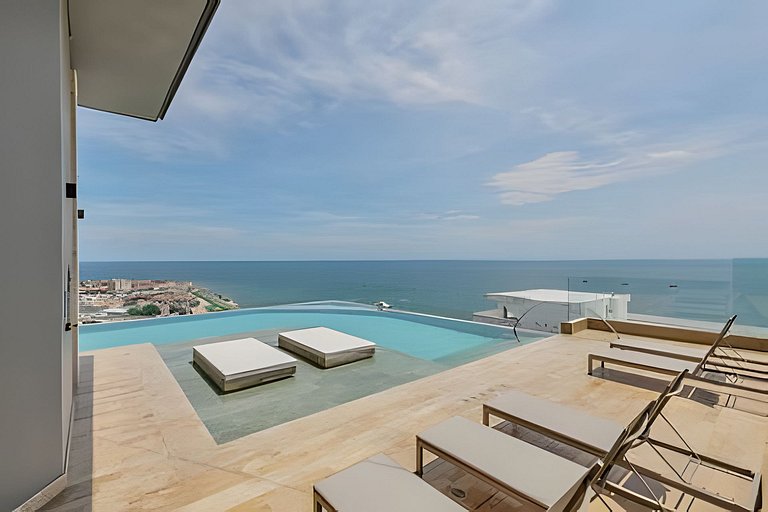 Modern 2BR Brand New/ Panoramic and Infinite Pool