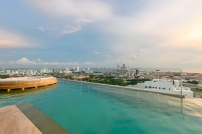 Modern 2BR Brand New/ Panoramic and Infinite Pool