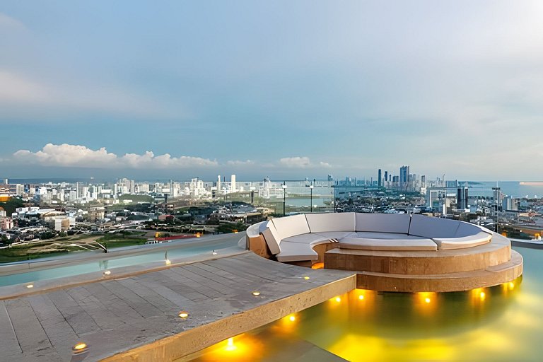 Modern 2BR Brand New/ Panoramic and Infinite Pool