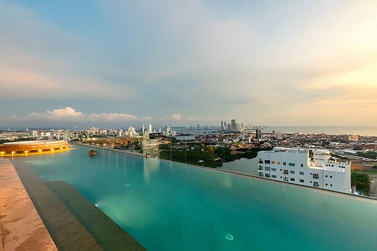 Modern 2BR Brand New/ Panoramic and Infinite Pool