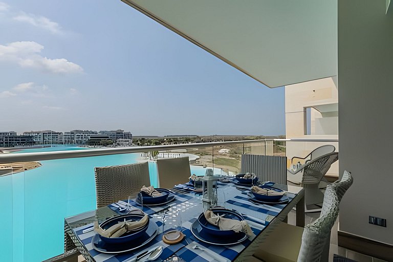 Mágico Oasis en Baia Kristal Vista a la Laguna 2BR