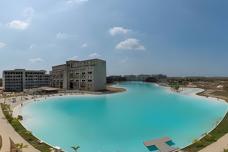 Mágico Oasis en Baia Kristal Vista a la Laguna 2BR