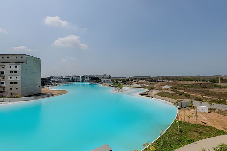 Mágico Oasis en Baia Kristal Vista a la Laguna 2BR