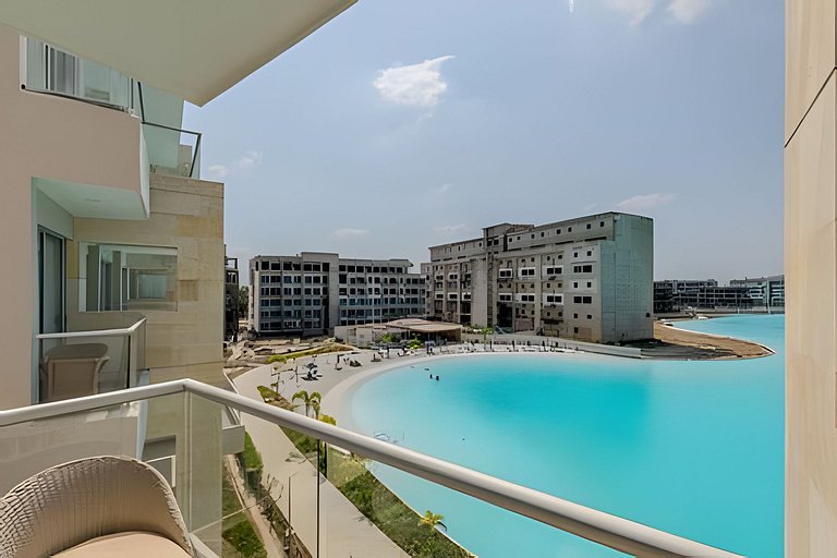 Mágico Oasis en Baia Kristal Vista a la Laguna 2BR