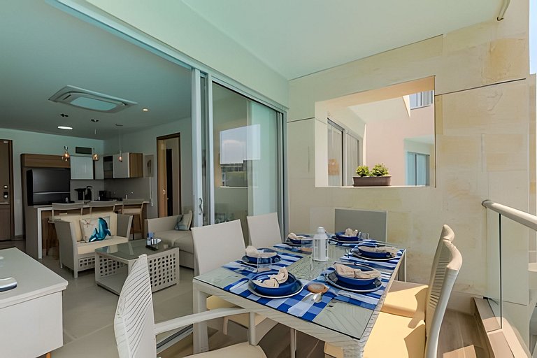 Mágico Oasis en Baia Kristal Vista a la Laguna 2BR