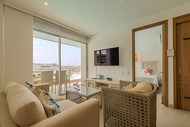 Mágico Oasis en Baia Kristal Vista a la Laguna 2BR