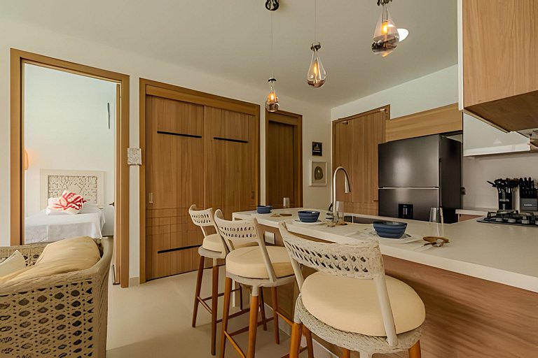 Mágico Oasis en Baia Kristal Vista a la Laguna 2BR