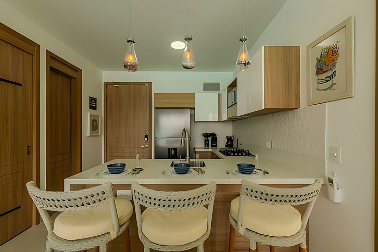 Mágico Oasis en Baia Kristal Vista a la Laguna 2BR
