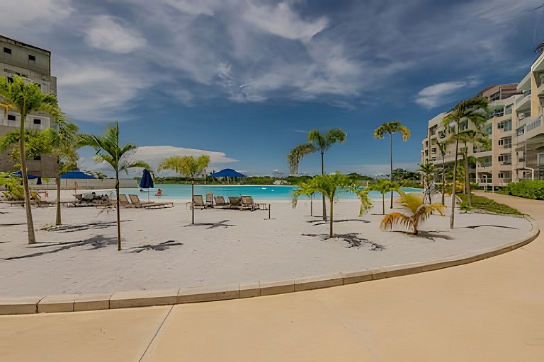 Mágico Oasis en Baia Kristal Vista a la Laguna 2BR