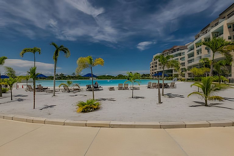 Mágico Oasis en Baia Kristal Vista a la Laguna 2BR