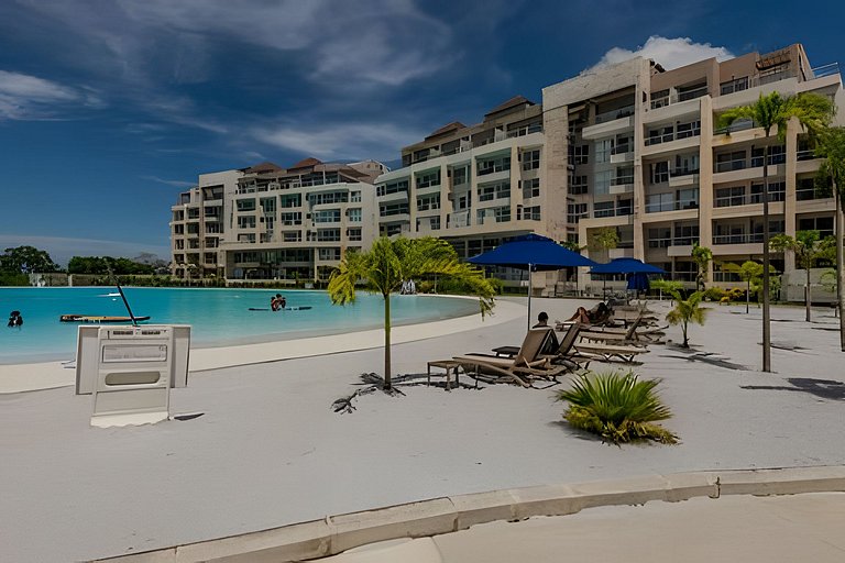 Mágico Oasis en Baia Kristal Vista a la Laguna 2BR