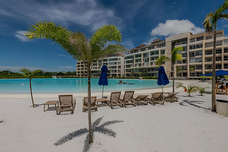 Mágico Oasis en Baia Kristal Vista a la Laguna 2BR
