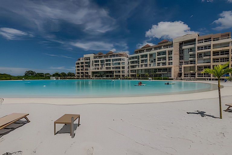 Mágico Oasis en Baia Kristal Vista a la Laguna 2BR