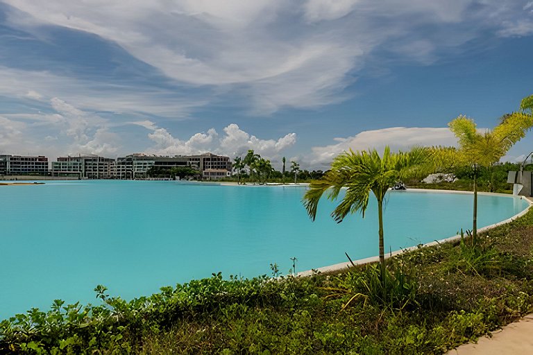 Mágico Oasis en Baia Kristal Vista a la Laguna 2BR