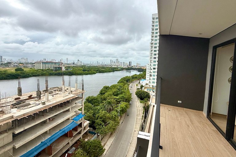 Lujoso y Nuevo Cerca al Centro/ Piscina Panorámica