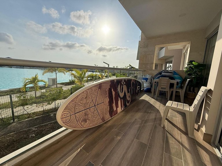 Vista a Laguna cristalina + 2 alc + parking