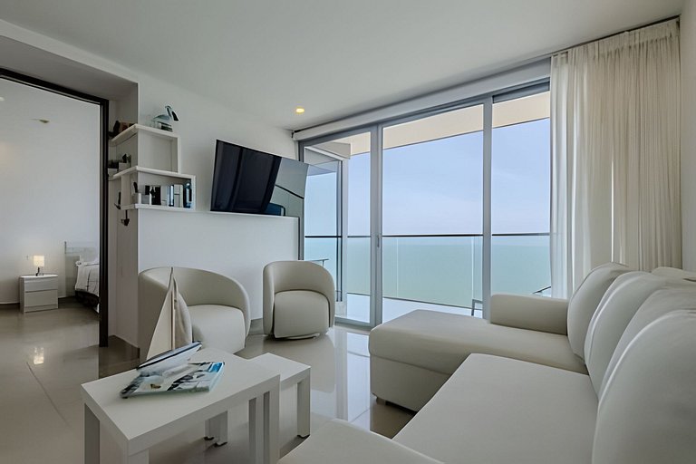 Exclusivo apartamento/ vista al mar/ piso 36