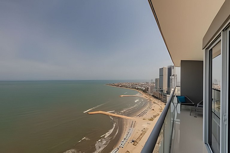 Exclusivo apartamento/ vista al mar/ piso 36
