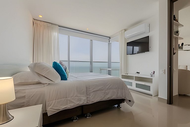 Exclusivo apartamento/ vista al mar/ piso 36