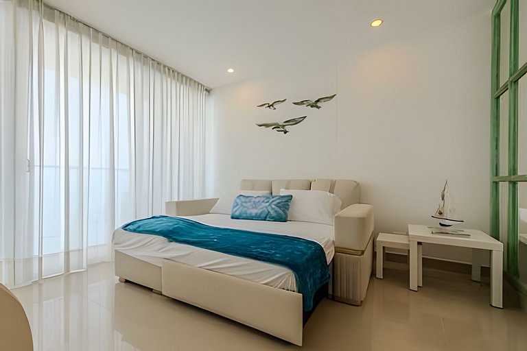 Exclusivo apartamento/ vista al mar/ piso 36