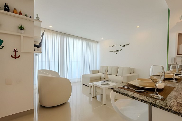 Exclusivo apartamento/ vista al mar/ piso 36