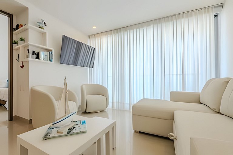 Exclusivo apartamento/ vista al mar/ piso 36