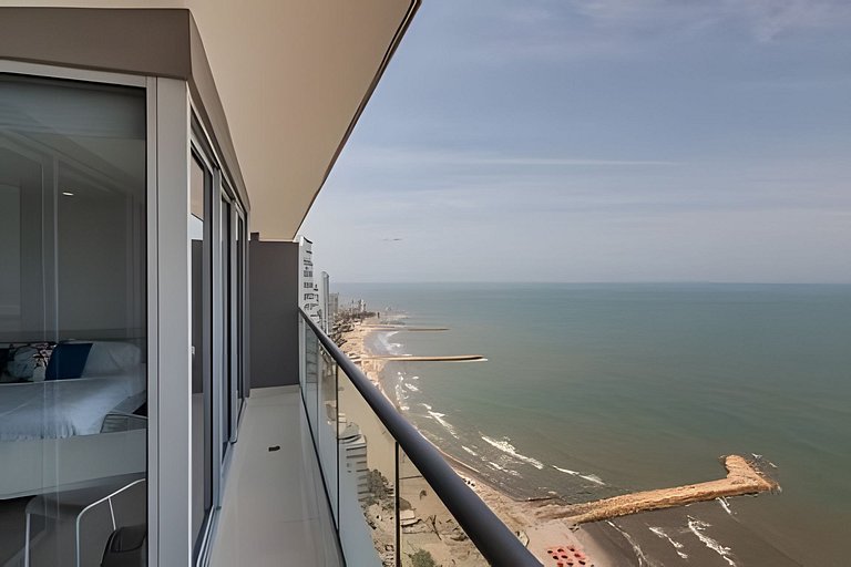 Exclusivo apartamento/ vista al mar/ piso 36