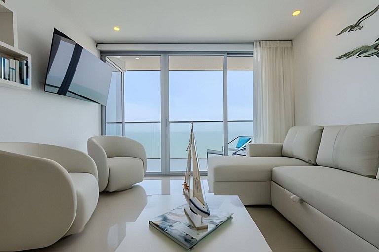 Exclusivo apartamento/ vista al mar/ piso 36