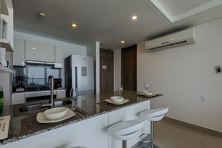 Exclusivo apartamento/ vista al mar/ piso 36