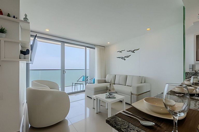 Exclusivo apartamento/ vista al mar/ piso 36