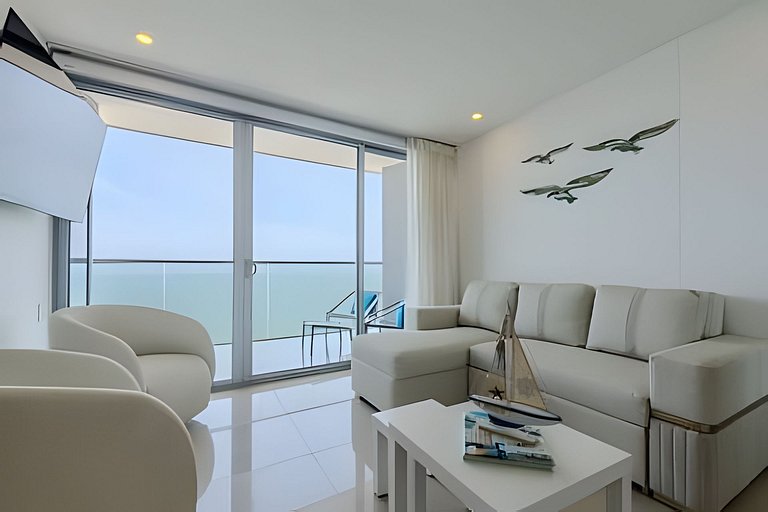 Exclusivo apartamento/ vista al mar/ piso 36