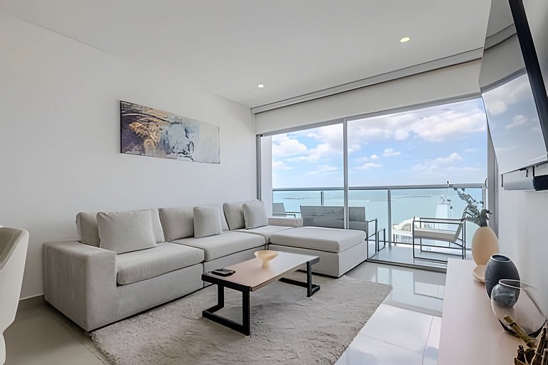 Exclusivo apartamento con vista a la bahía piso 22