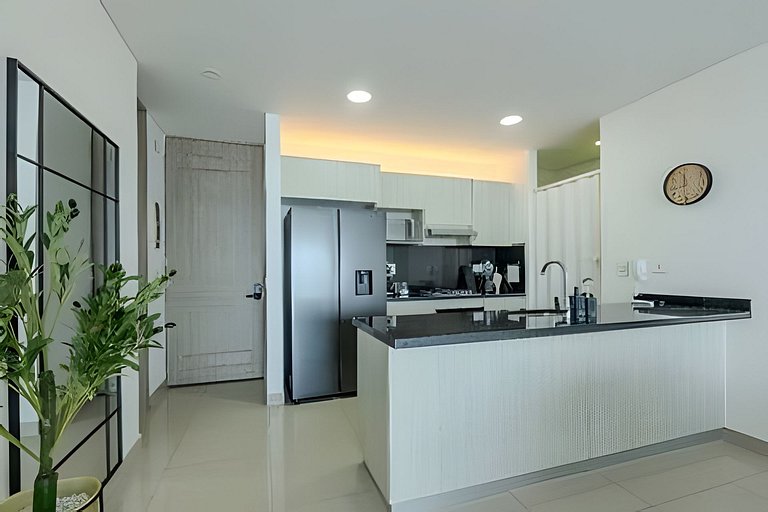 Exclusivo apartamento con vista a la bahía piso 22