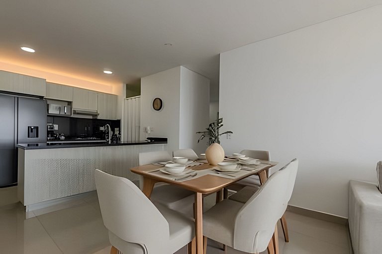 Exclusivo apartamento con vista a la bahía piso 22