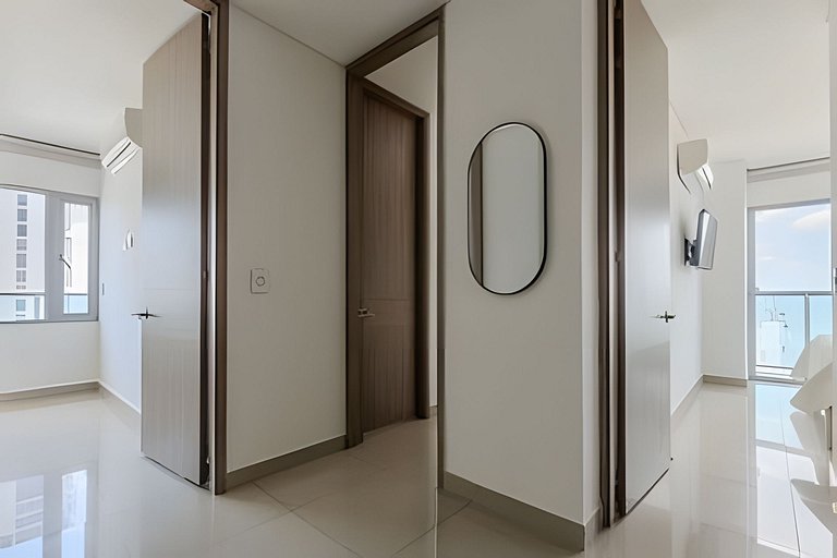 Exclusivo apartamento con vista a la bahía piso 22