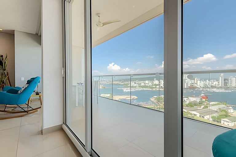 Luxury H2/ Piso 19/ Sea Bay View & Historic Center