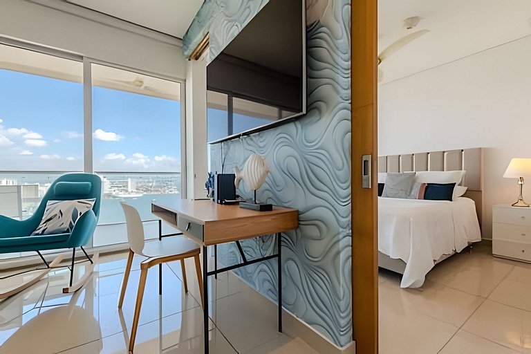 Luxury H2/ Piso 19/ Sea Bay View & Historic Center