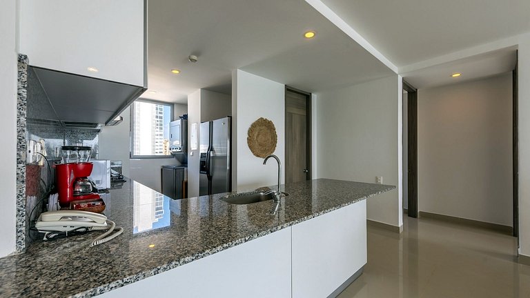 Sea View and Historic Center “Morros City” 2BR