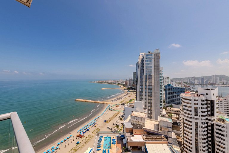 Lujoso Vista al Mar, Centro Histórico Morros City